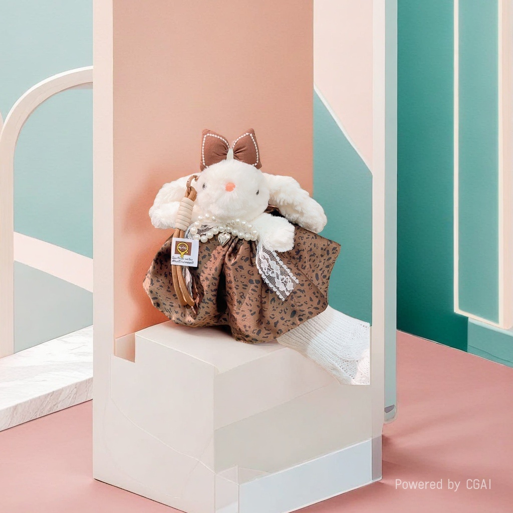 Plush toy, rabbit, cartoon doll, plush rabbit, soft and cute pillow, gift, cute fabric toy