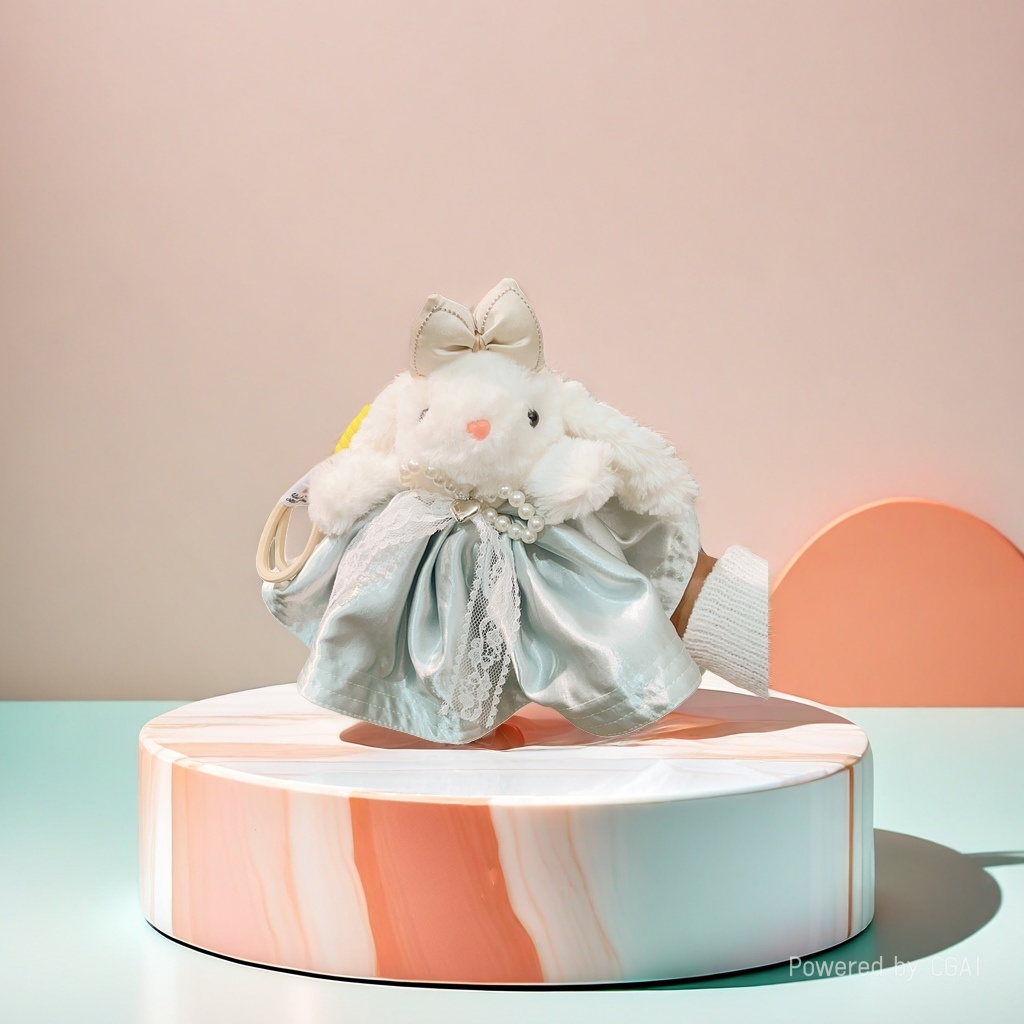 Happy Little Zebra plush simulation doll, rabbit doll, cloth doll, cat backpack, cute home decoration 1 Specification image