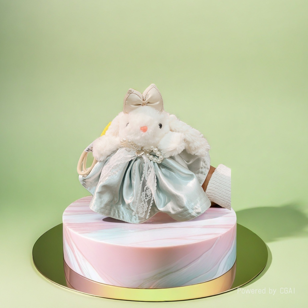 Happy Little Zebra plush simulation doll, rabbit doll, cloth doll, cat backpack, cute home decoration 1 details Picture