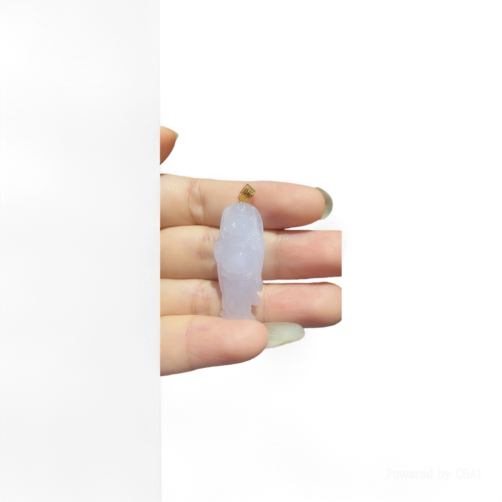 Water foam jade, chalcedony, jadeite bracelet, jade carved figure pendant, jade handicrafts, cabbage ornaments Application Scenario