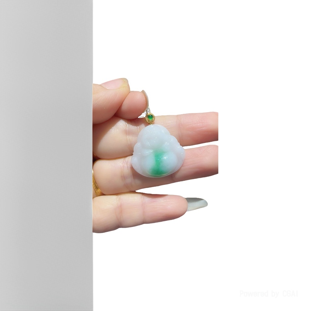 Silver fruit shell bell pendant, golden jade pendant, necklace accessory, 111108945 Item Picture