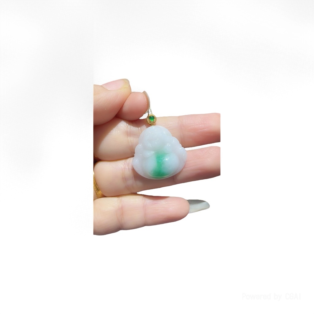 Silver fruit shell bell pendant, golden jade pendant, necklace accessory, 111108945 Application Scenario