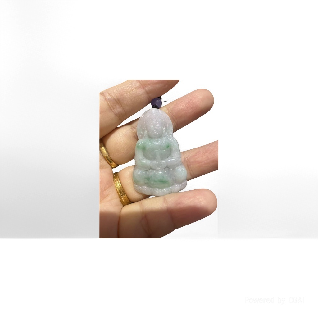 Jade Guanyin pendant, jade bracelet, crystal necklace, 8mm jade jewelry Application Scenario