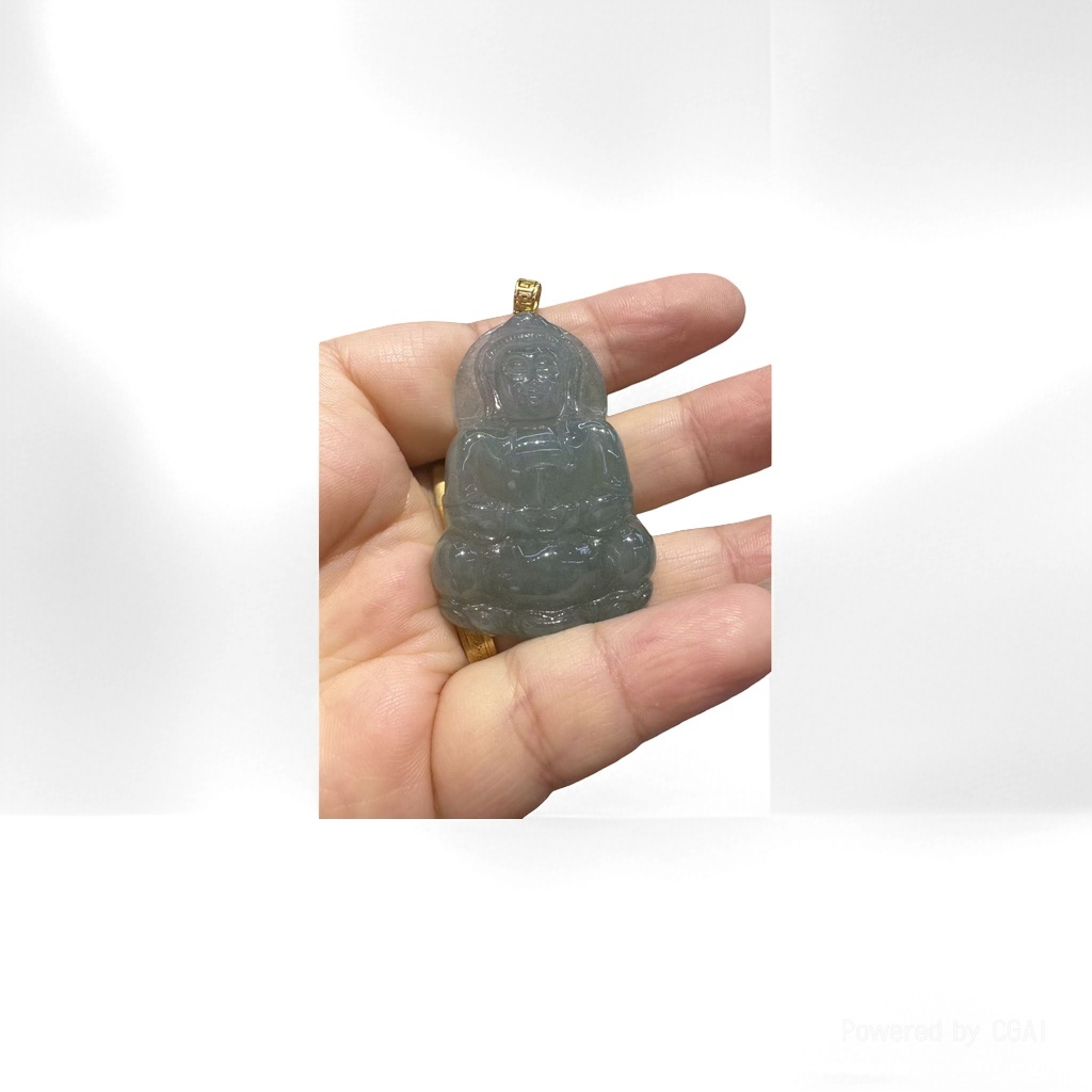 Jade Guanyin pendant, 8mm jade bracelet, crystal necklace, jade and gemstone jewelry