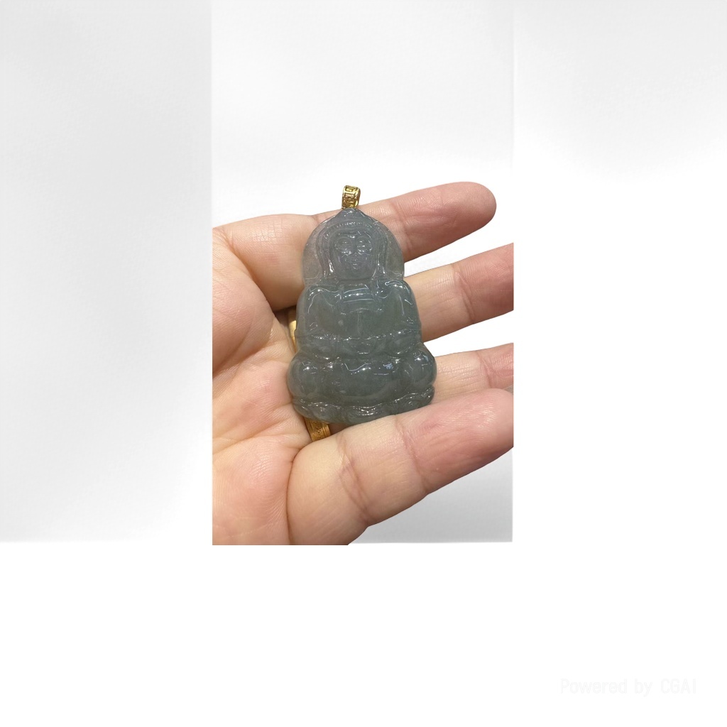 Jade Guanyin pendant, 8mm jade bracelet, crystal necklace, jade and gemstone jewelry Application Scenario