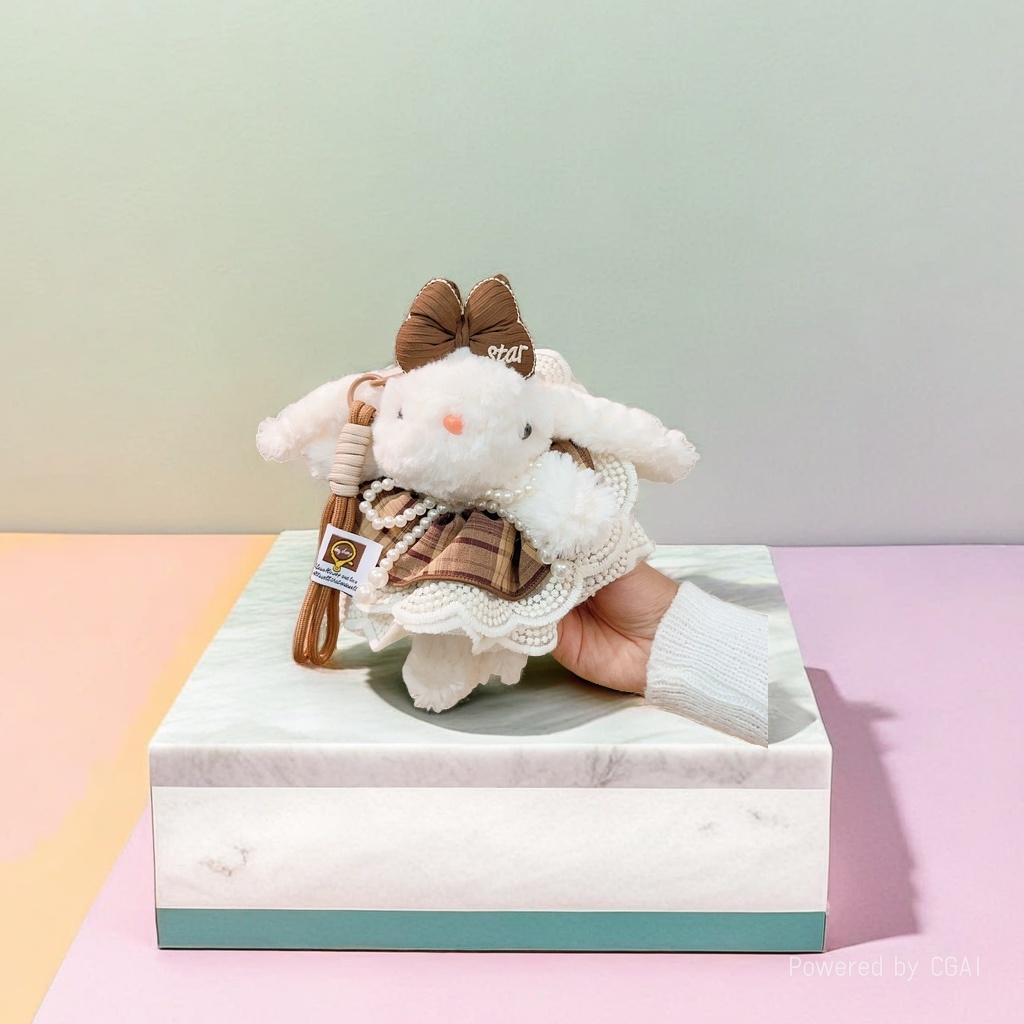 Feliz cebra peluche simulación boneca conejo muppet gato mochila muñeca lindo suave moe niño acompañante dormir regalo Specification image
