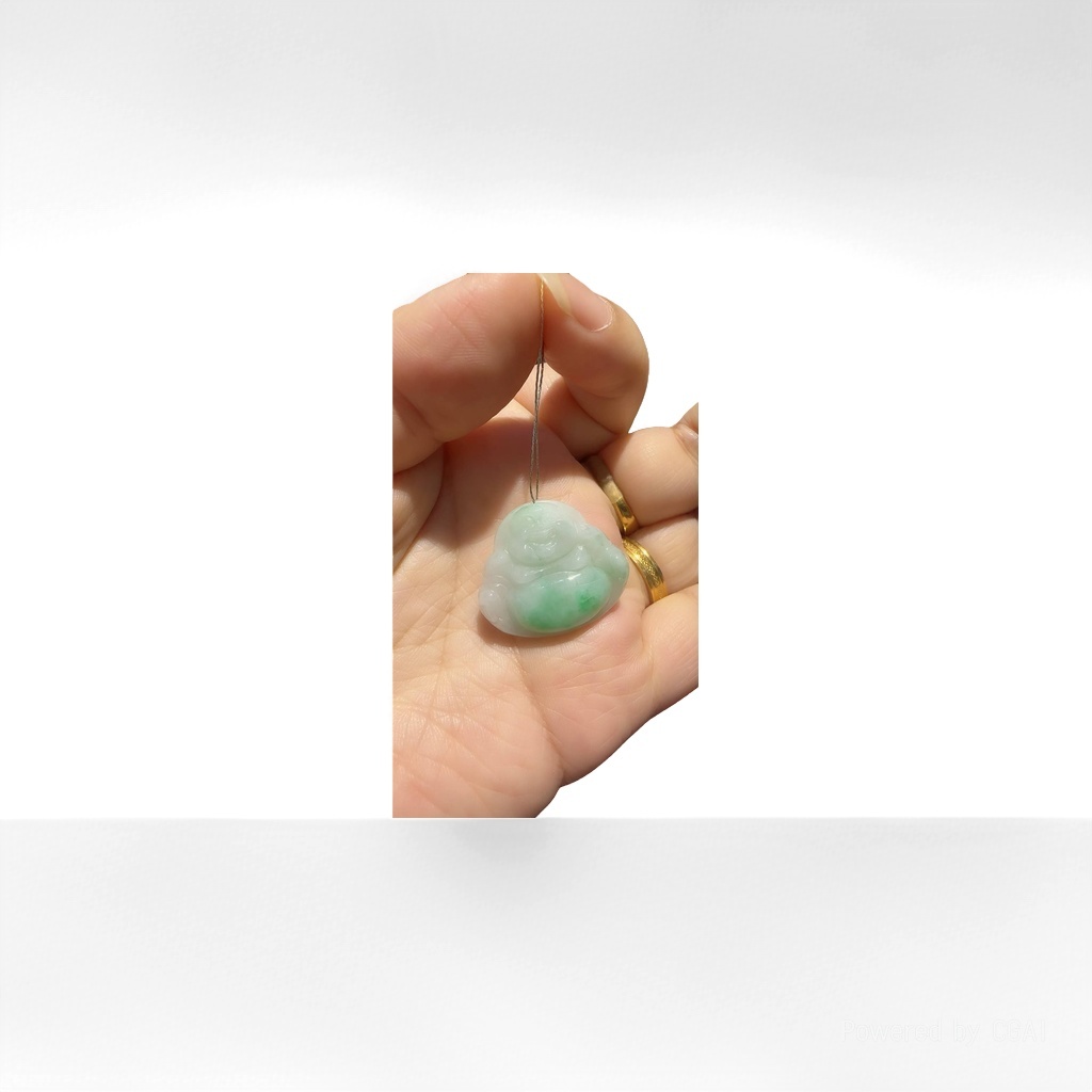 Jade Buddha Pendant 8mm, jade bracelet, crystal necklace, jade jewelry