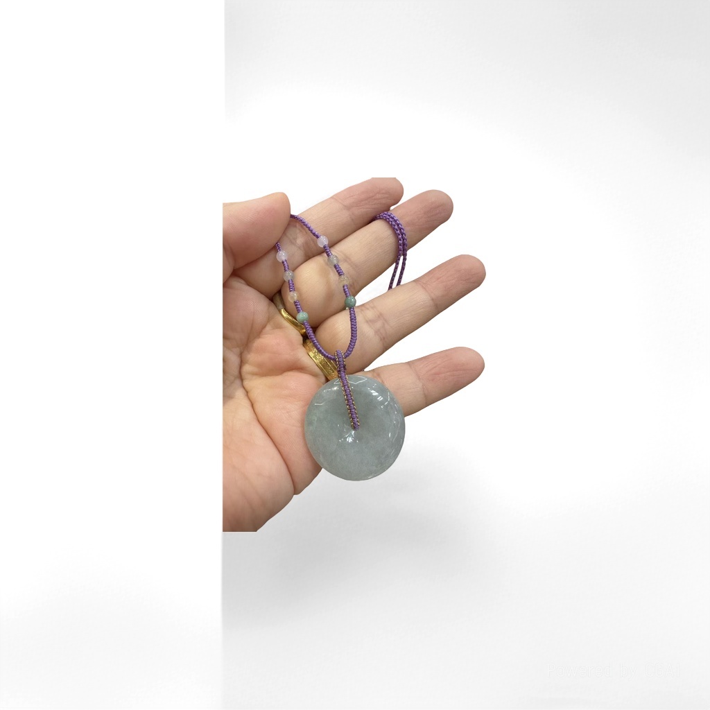Jade peace pendant with jade bracelet and crystal necklace, 8mm jade jewelry Jade peace pendant with jade bracelet and crystal necklace, 8mm jade jewelry