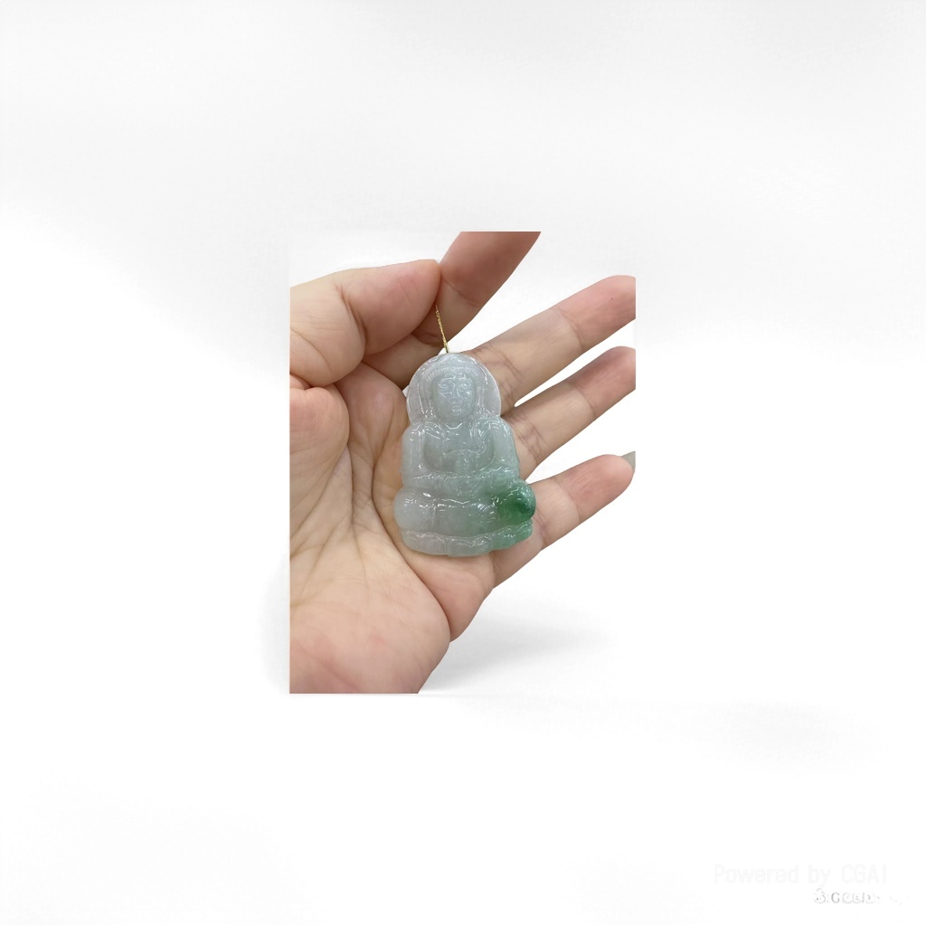 Water foam jade, chalcedony, jadeite bracelet, jade carved figure pendant, jade handicrafts, cabbage ornaments 112101212 Application Scenario