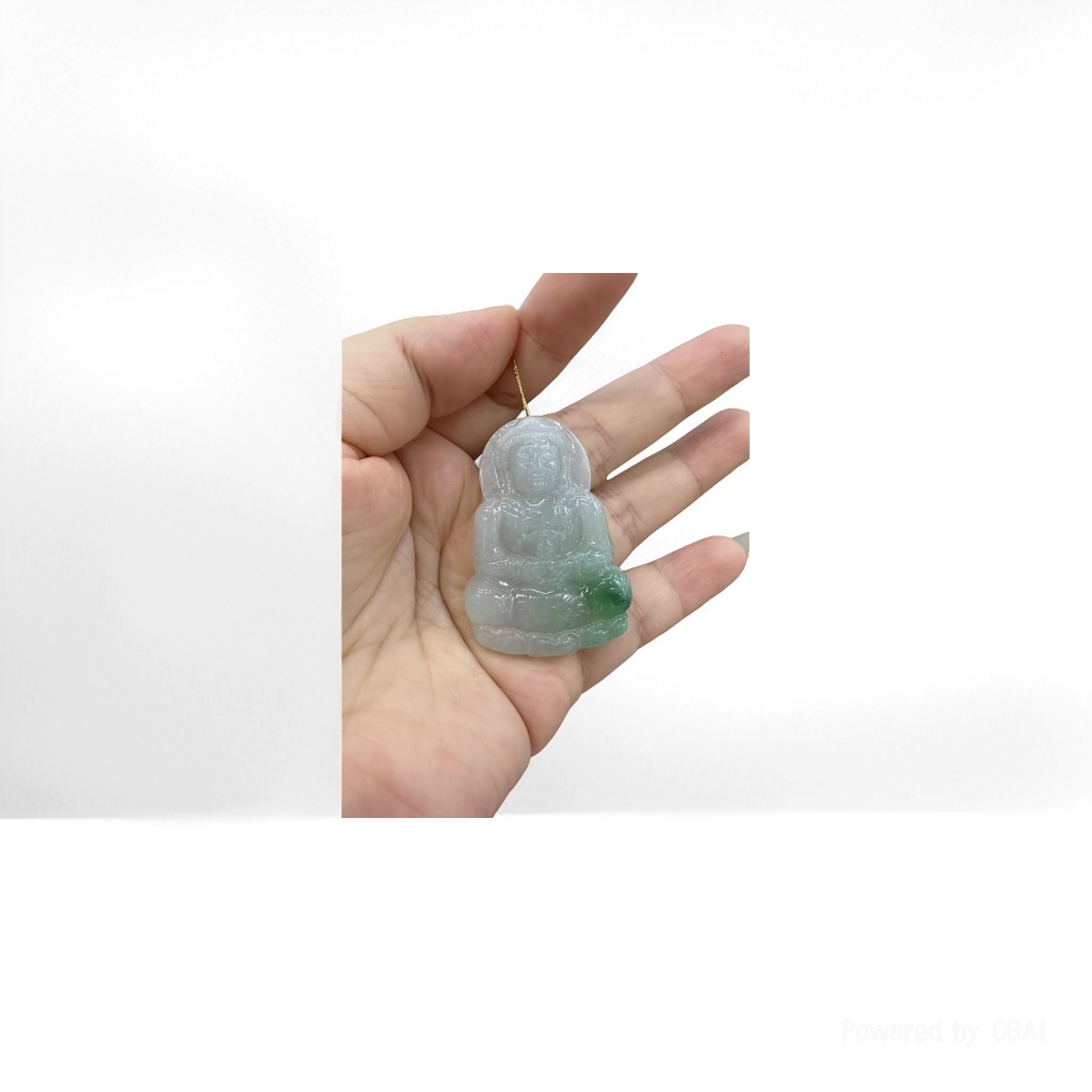 Water foam jade, chalcedony, jadeite bracelet, jade carved figure pendant, jade handicrafts, cabbage ornaments 112101212 Specification image