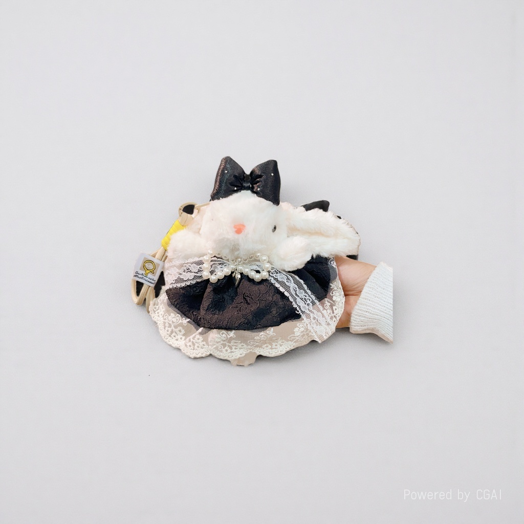 Happy Little Zebra Simulation plush Rabbit Doll Handbag, Cloth Doll Cat backpack, clothes doll 22 Specification image