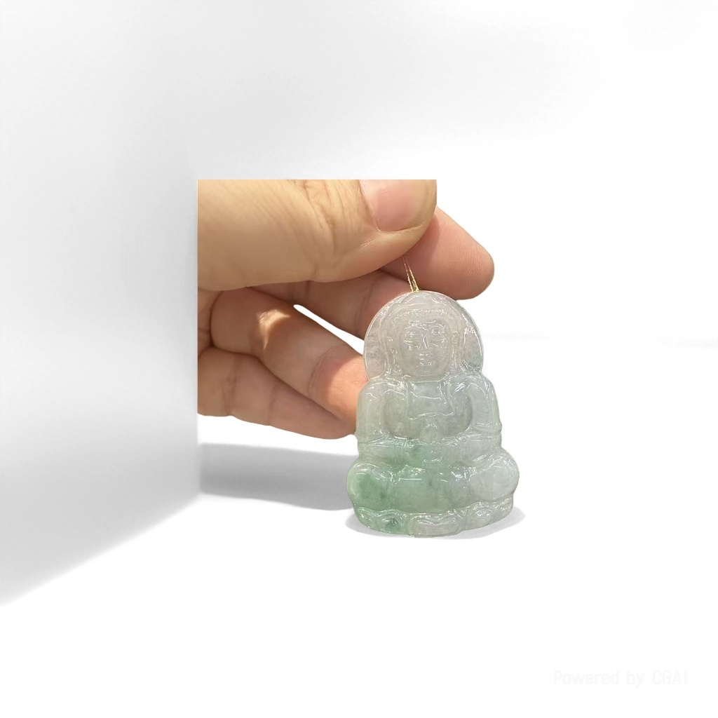 Water foam jade Guanyin pendant, chalcedony bracelet, jade cabbage figurine, jade carving jade bracelet details Picture