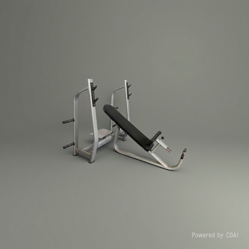 Home bench press, dumbbell exercise, fitness equipment, upper and lower inclined lift, indoor dedicated fitness equipment details Picture