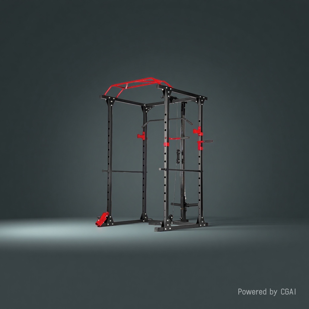 ويمكن طي معدات التدريب على اللياقة البدنية في مجمَّع للعصوين ذات القرفصاء العميق Specification image