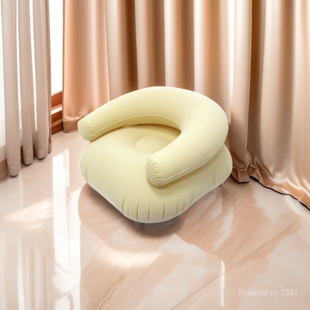 Inflatable sofa bed, lazy folding sofa chair, multi-functional, comfortable and portable Item Picture