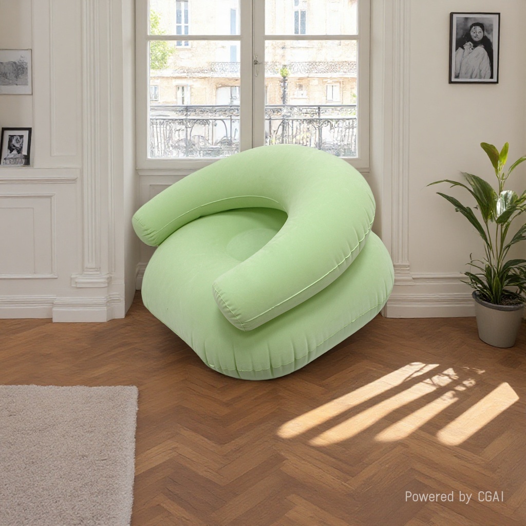 Inflatable sofa bed, lazy folding sofa chair, multi-functional, comfortable and portable Application Scenario