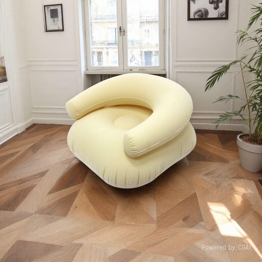 Inflatable sofa bed, lazy folding sofa chair, multi-functional, comfortable and portable details Picture