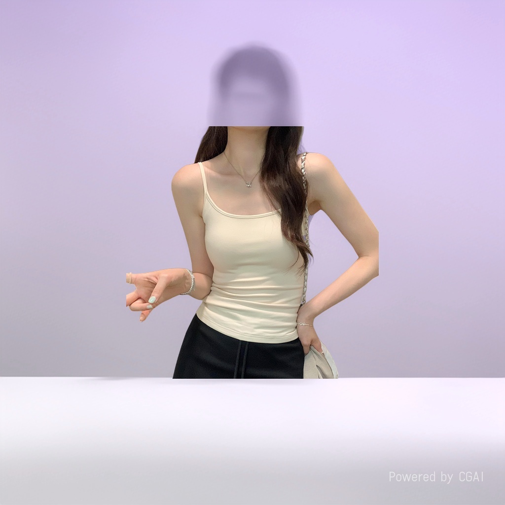 白色吊带背心女夏季修身显瘦内搭外穿纯欲风打底上衣