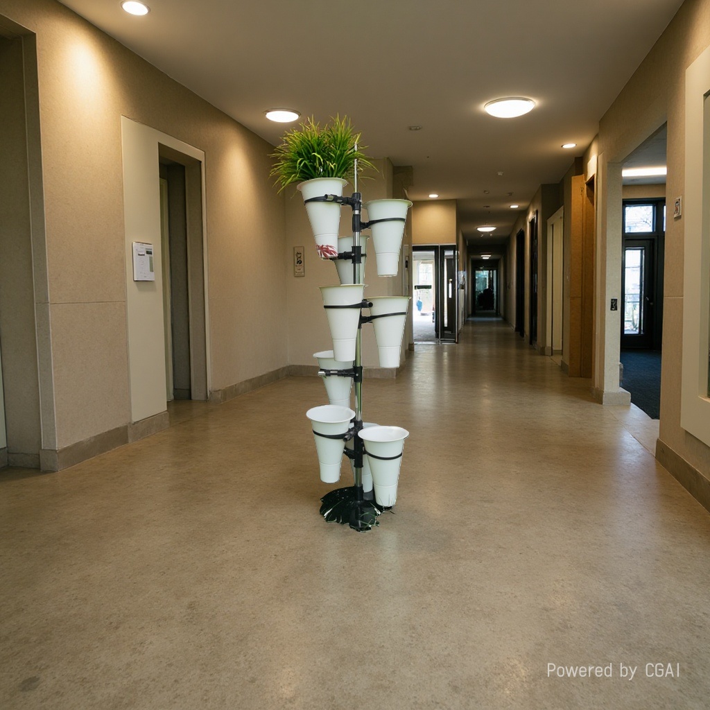 The stainless steel flower stand can be retracted and extended. The flower stand, storage rack and display rack can be customized according to the size Application Scenario