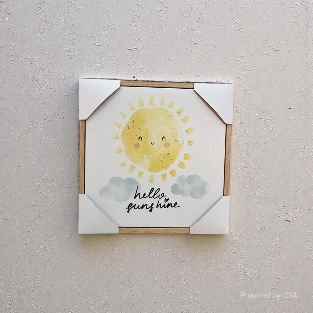 Pintura decorativa de pequeño sol pintura decorativa moderna pintura decorativa de sala de estar al por mayor cross border Application Scenario