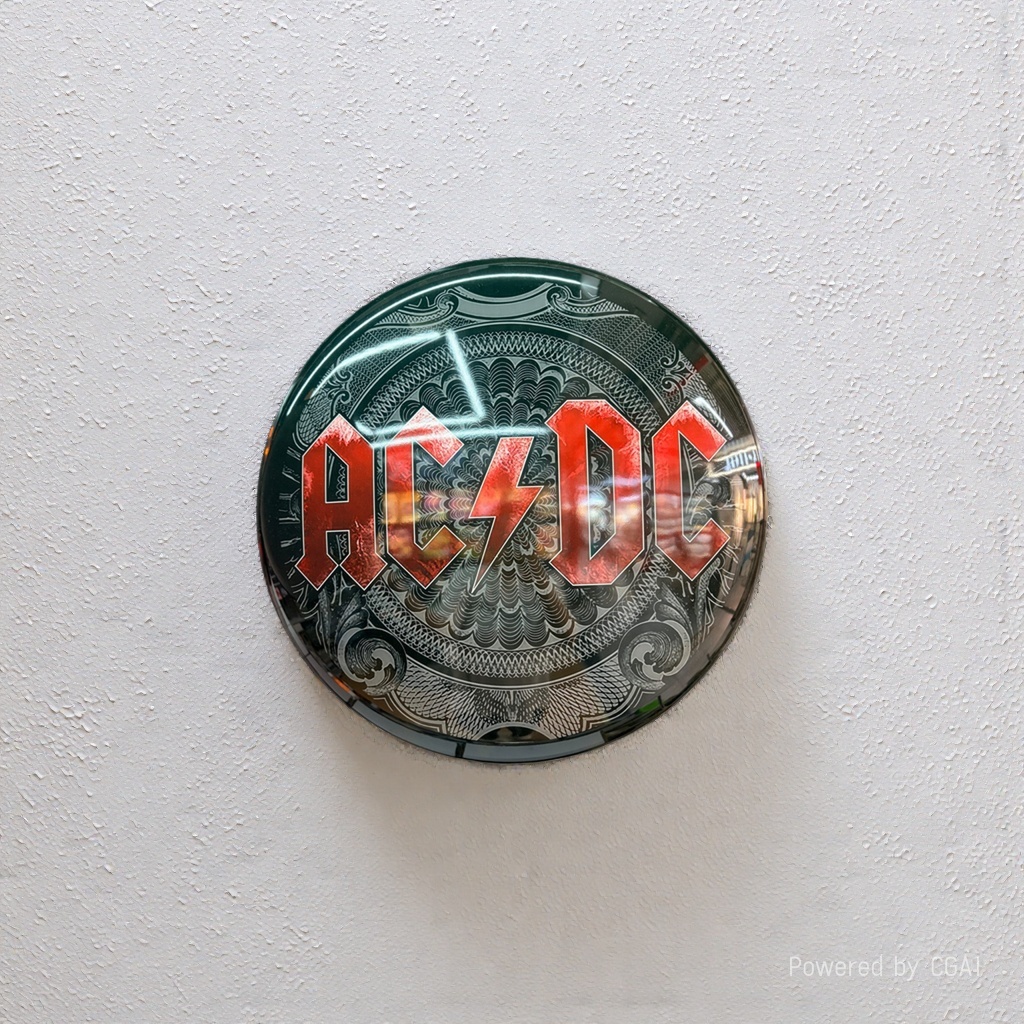 ACDC乐队圆形金属徽章海洋系列装饰画现代时尚家居装饰画