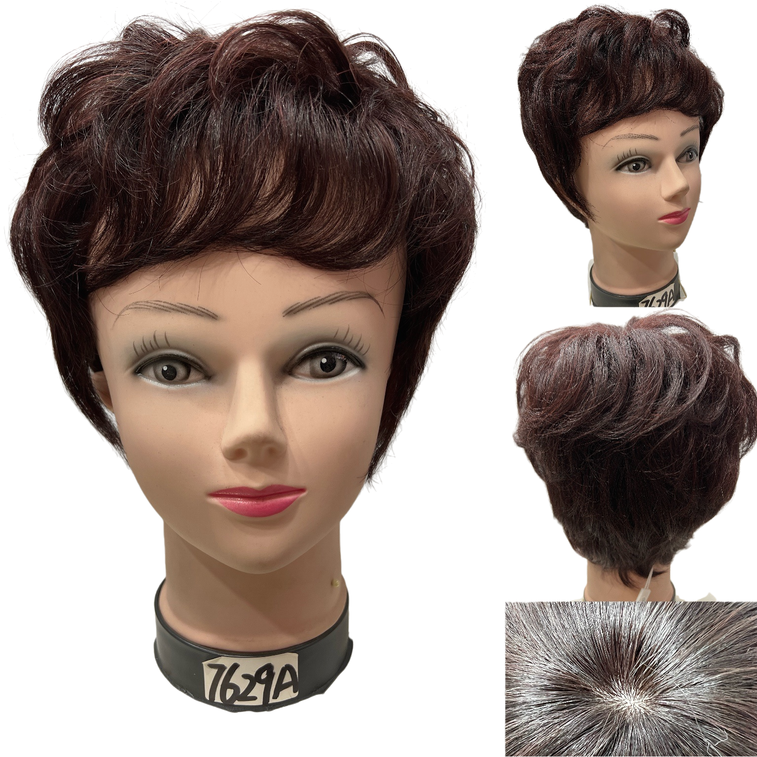 Other wig sets, high-fidelity breathable netted women's long hair Item Picture