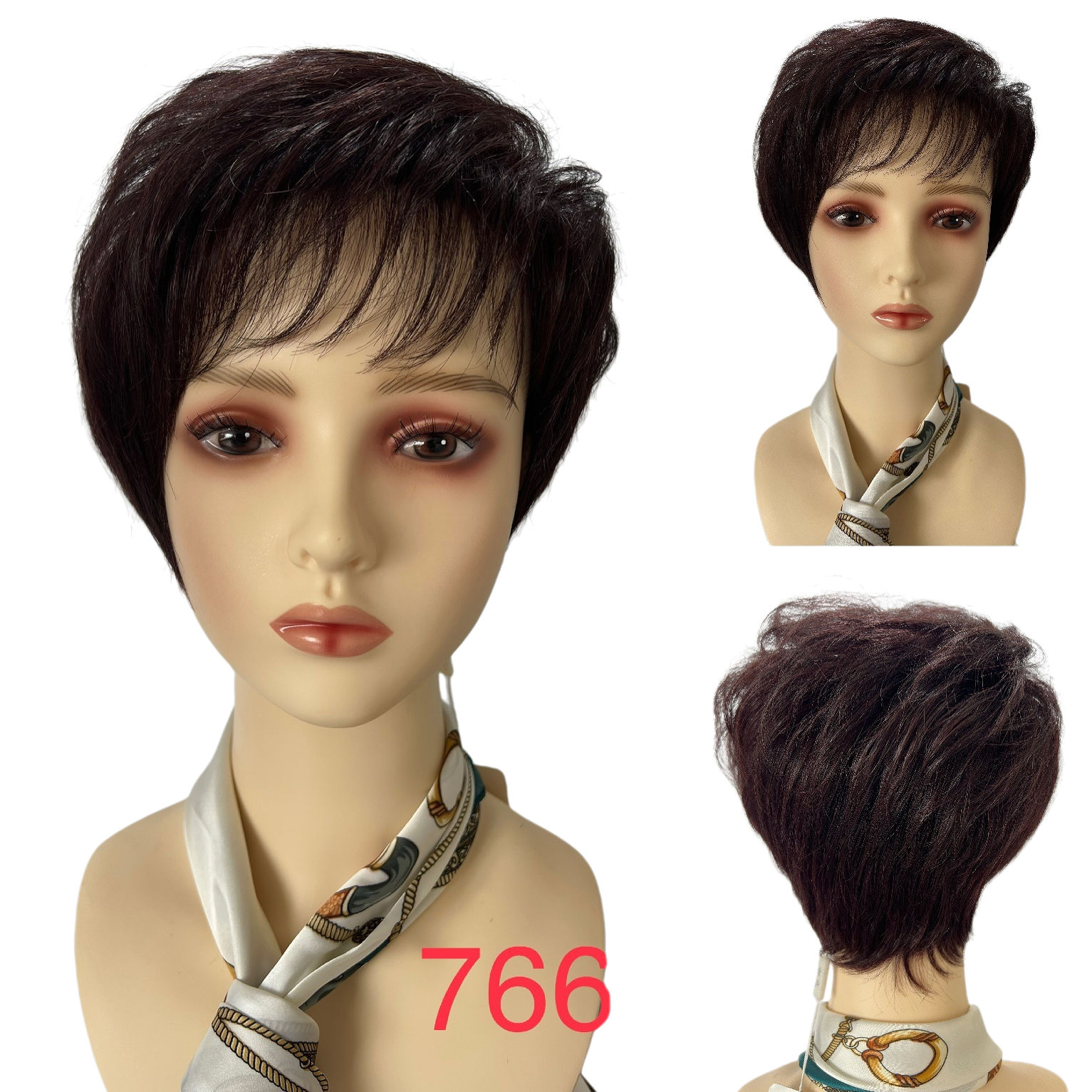 السيدة موديل الشعر المستعار القصير الشعر المستعار 18CM Item Picture