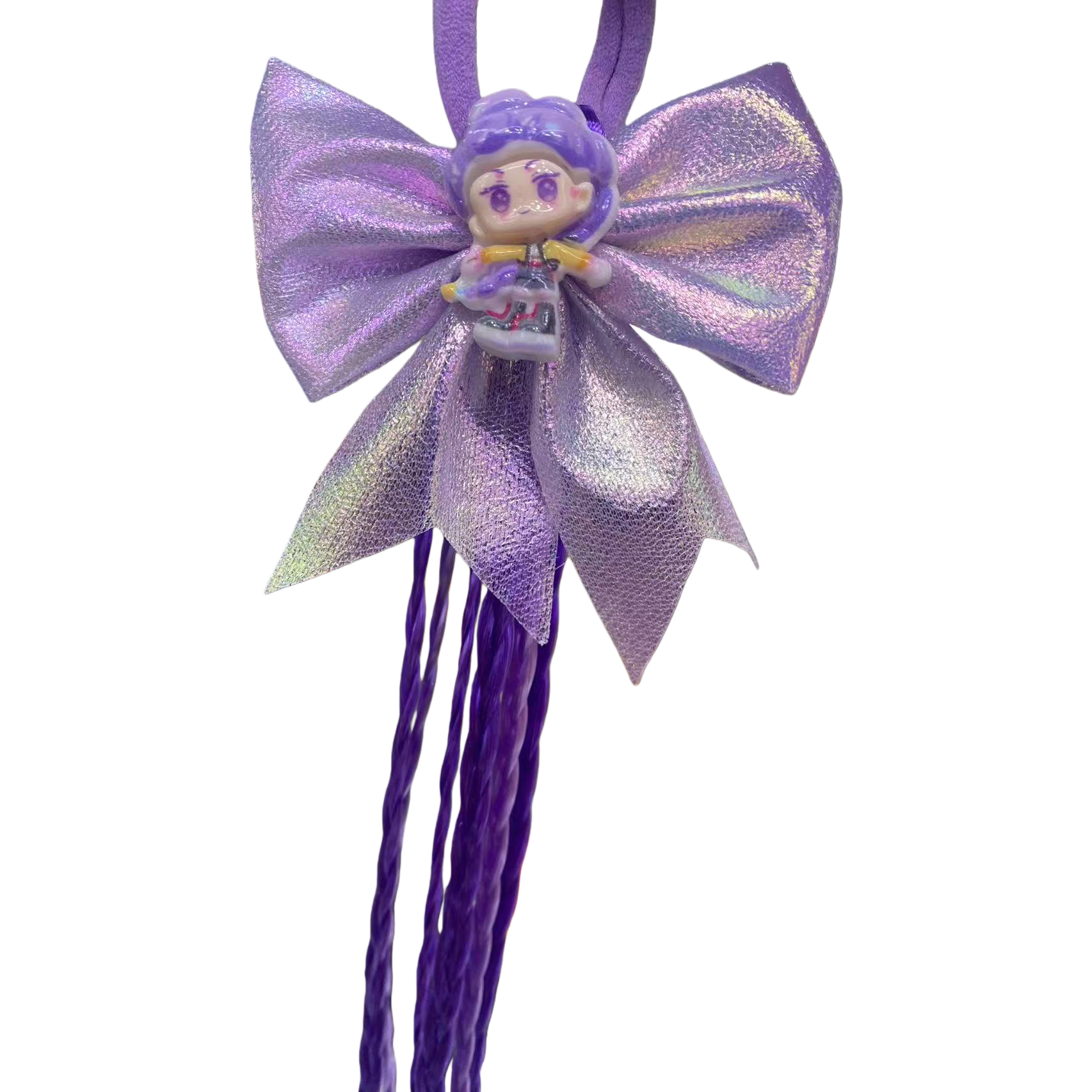 Children's hair accessories, headwear, cartoon hooded crown hair clips, soft silicone material, suitable for babies to wear in summer Item Picture