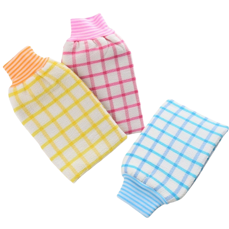 Double-sided frosted sand-grain large square bath towel, bath gloves, scrubbing bath towel, bath towel for household use Item Picture