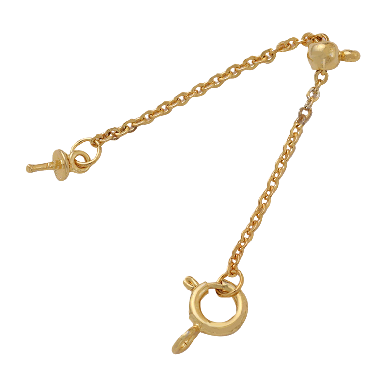 Golden chain necklace buckle, acrylic chain connection buckle, metal bead chain, stainless steel NK chain, steel chain jewelry Item Picture