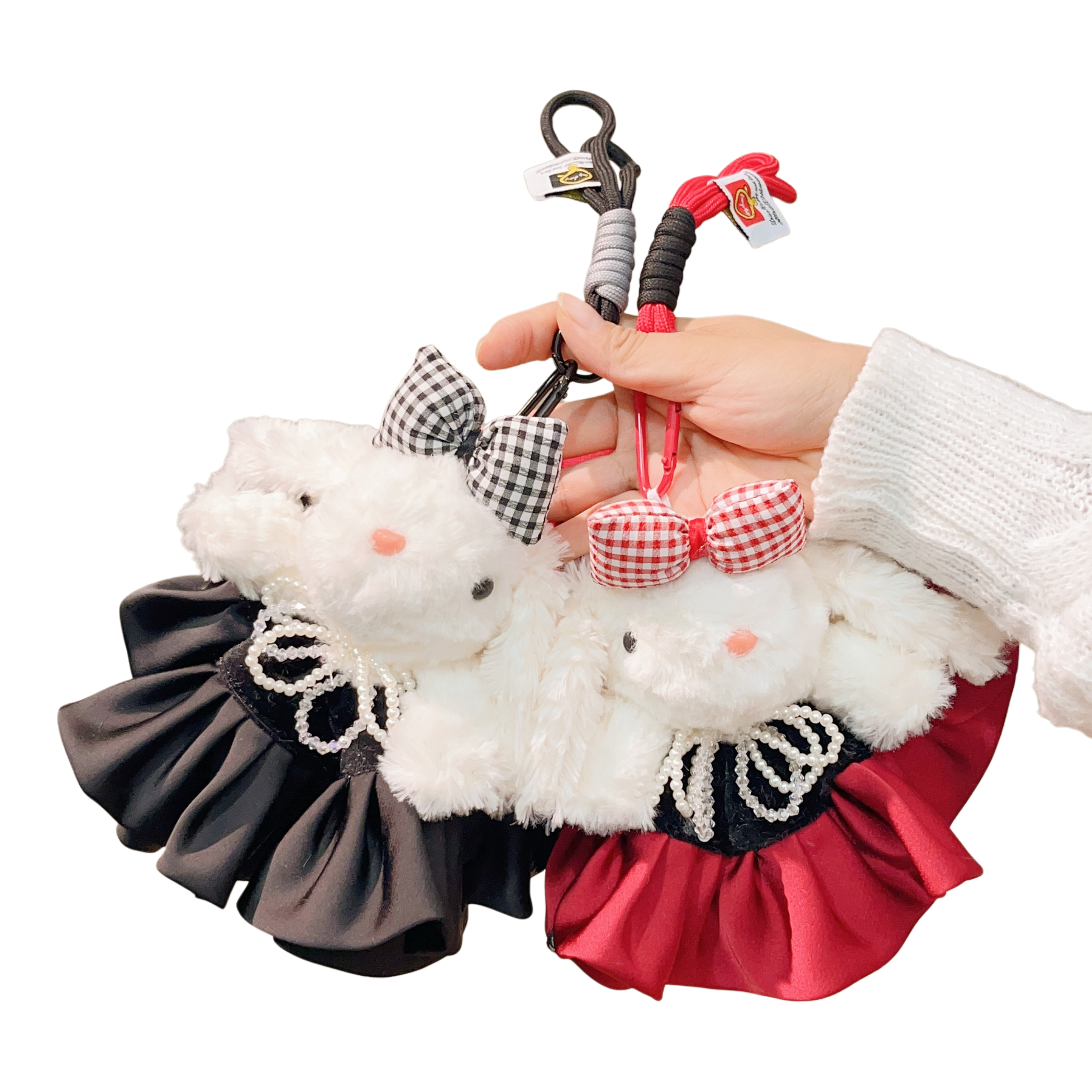 Feliz pequeña cebra simulación muñeca conejo peluche muñeca muñeca gato mochila ropa muñeca Item Picture