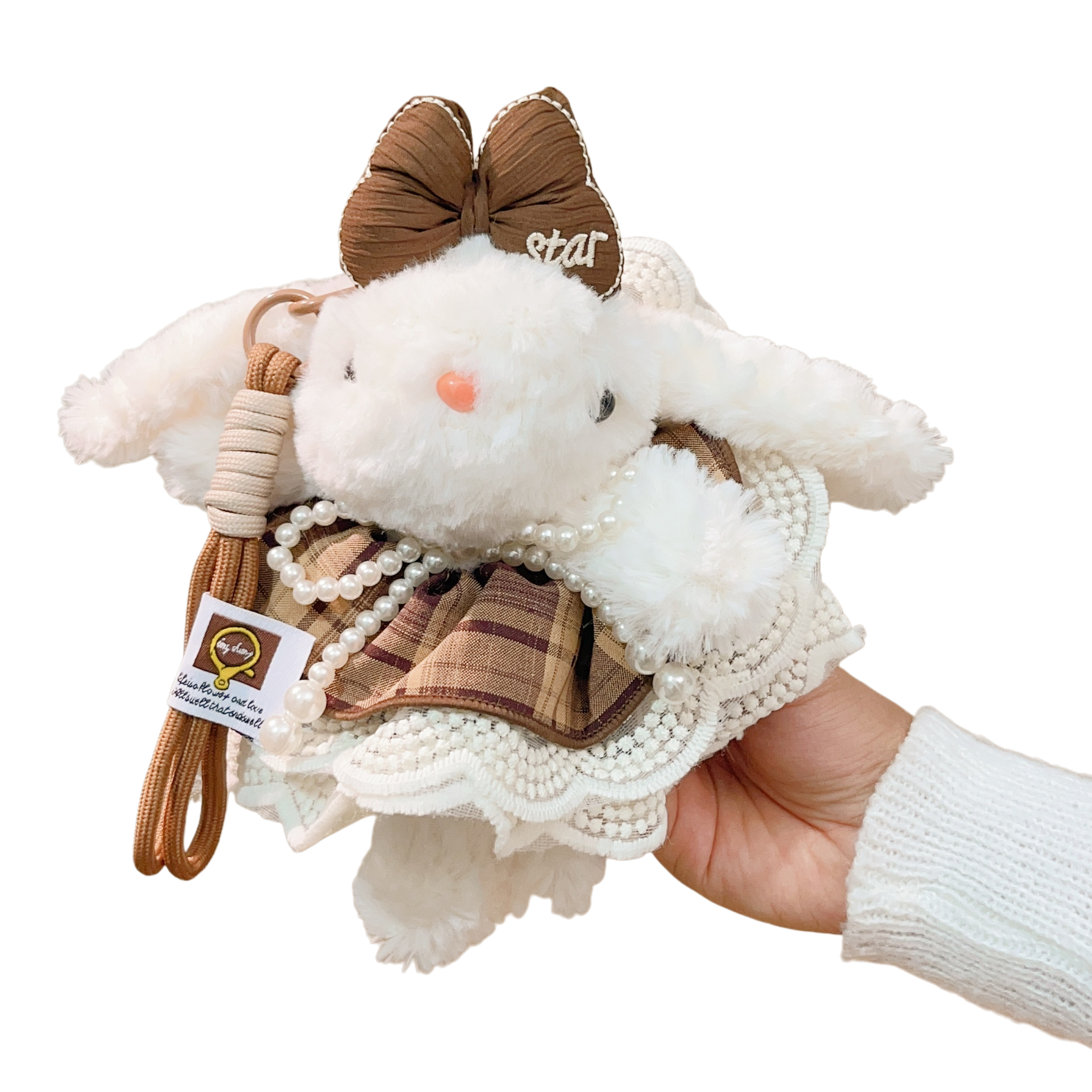 Feliz cebra peluche simulación boneca conejo muppet gato mochila muñeca lindo suave moe niño acompañante dormir regalo Item Picture