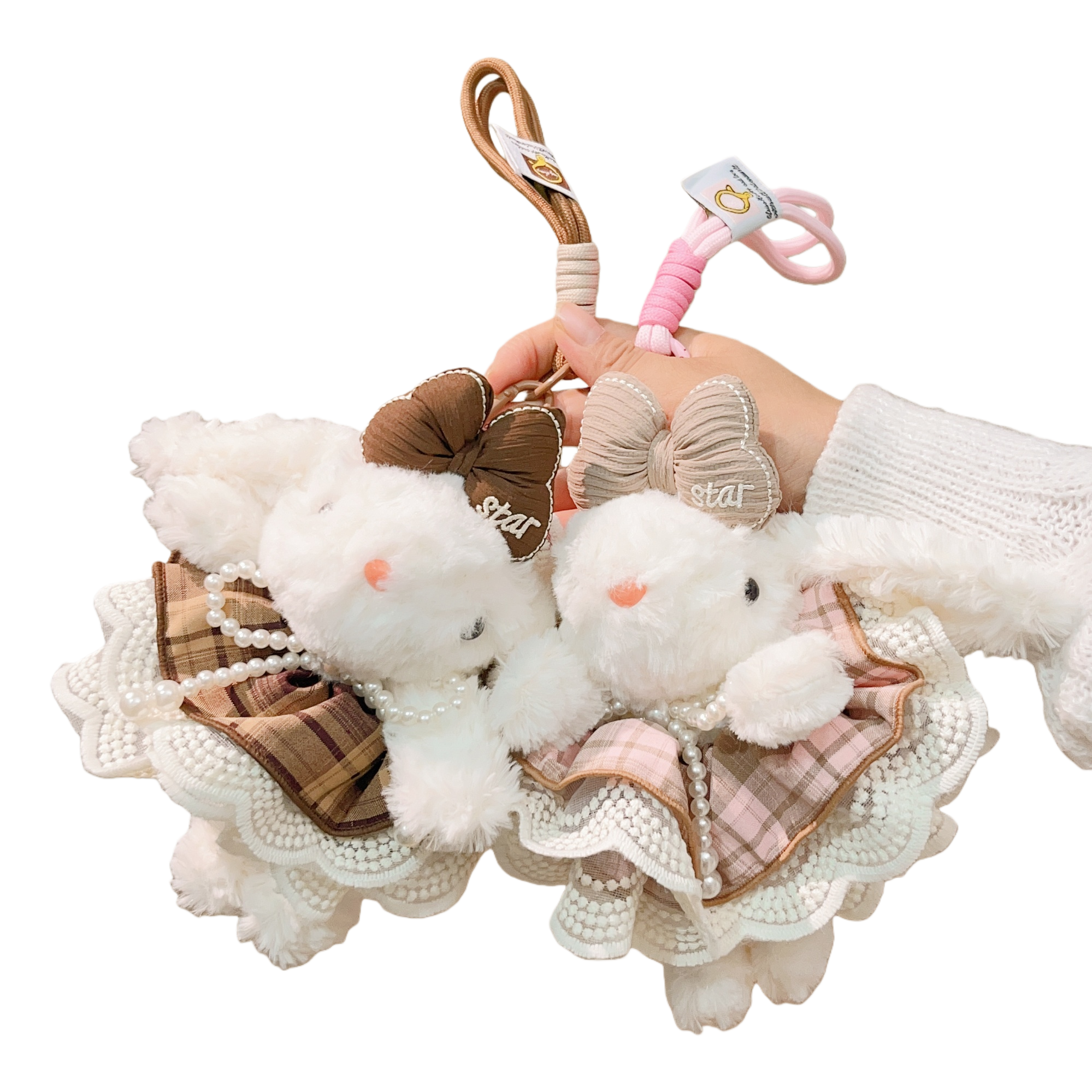 Happy Little Zebra plush simulation doll, rabbit doll, cloth doll, cat backpack, cute pillow decoration 12 Item Picture