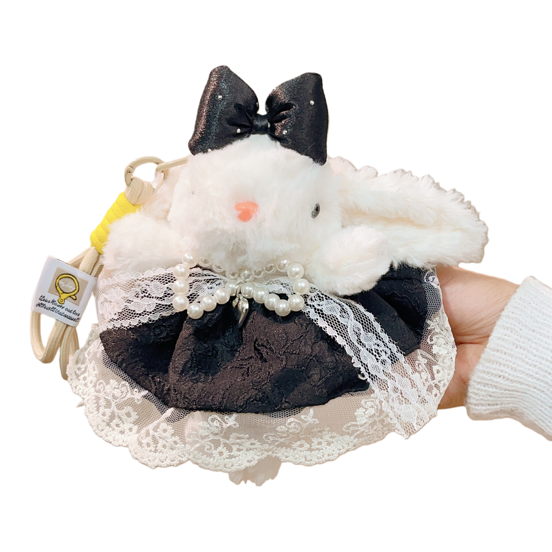 Happy Little Zebra Simulation plush Rabbit Doll Handbag, Cloth Doll Cat backpack, clothes doll 22 Item Picture