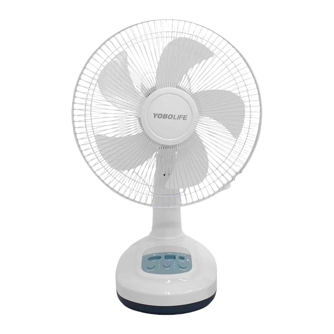 YOBOLIFE's new LM-812 floor-standing fan, a 12-inch solar-powered charging fan, is a best-selling office desk fan and bedroom desktop electric fan. Best-selling small household fans in Africa and South America Item Picture
