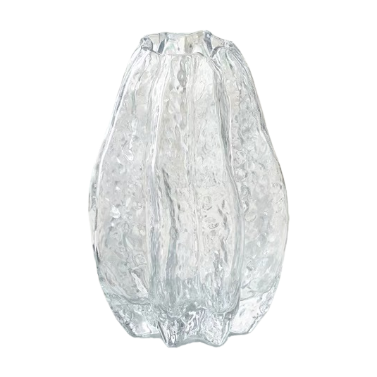 Nordic minimalist original color tree-patterned glass vase, living room dining table, dried flower arrangement, flower vases, home decoration glass products, glass products, glass vases 125837819 Item Picture