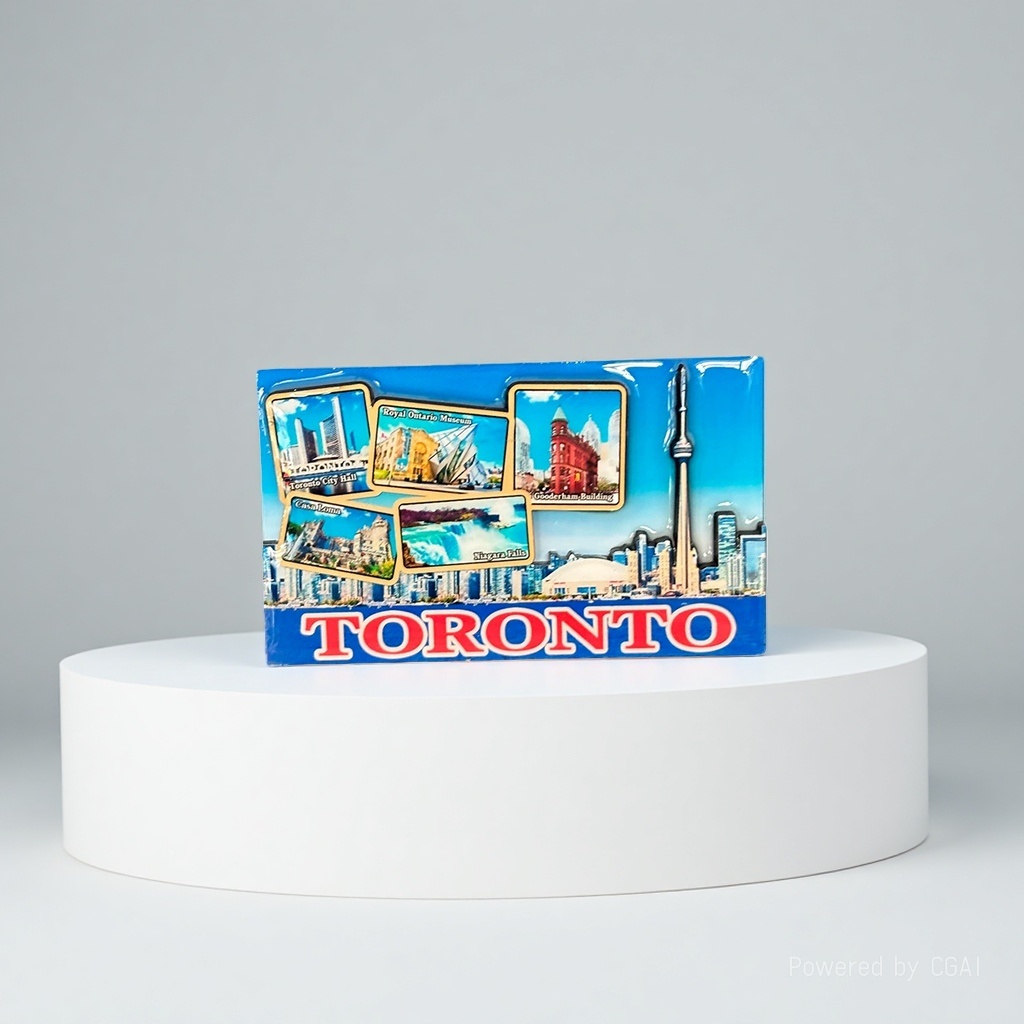 Canadian frigo patch personalizado de dos capas de madera magnetic patch city tour souvenir factory wholesale con dibujos o muestras de producción Application Scenario