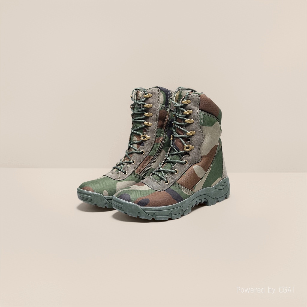 Tactical boots, outdoor shoes, military training shoes, mountaineering shoes, hiking shoes, protective shoes, camouflage for men and women 161402900 Specification image