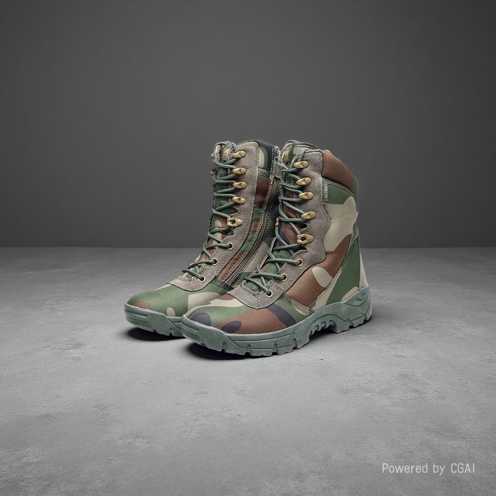 Tactical boots, outdoor shoes, military training shoes, mountaineering shoes, hiking shoes, protective shoes, camouflage for men and women 161402900 Application Scenario