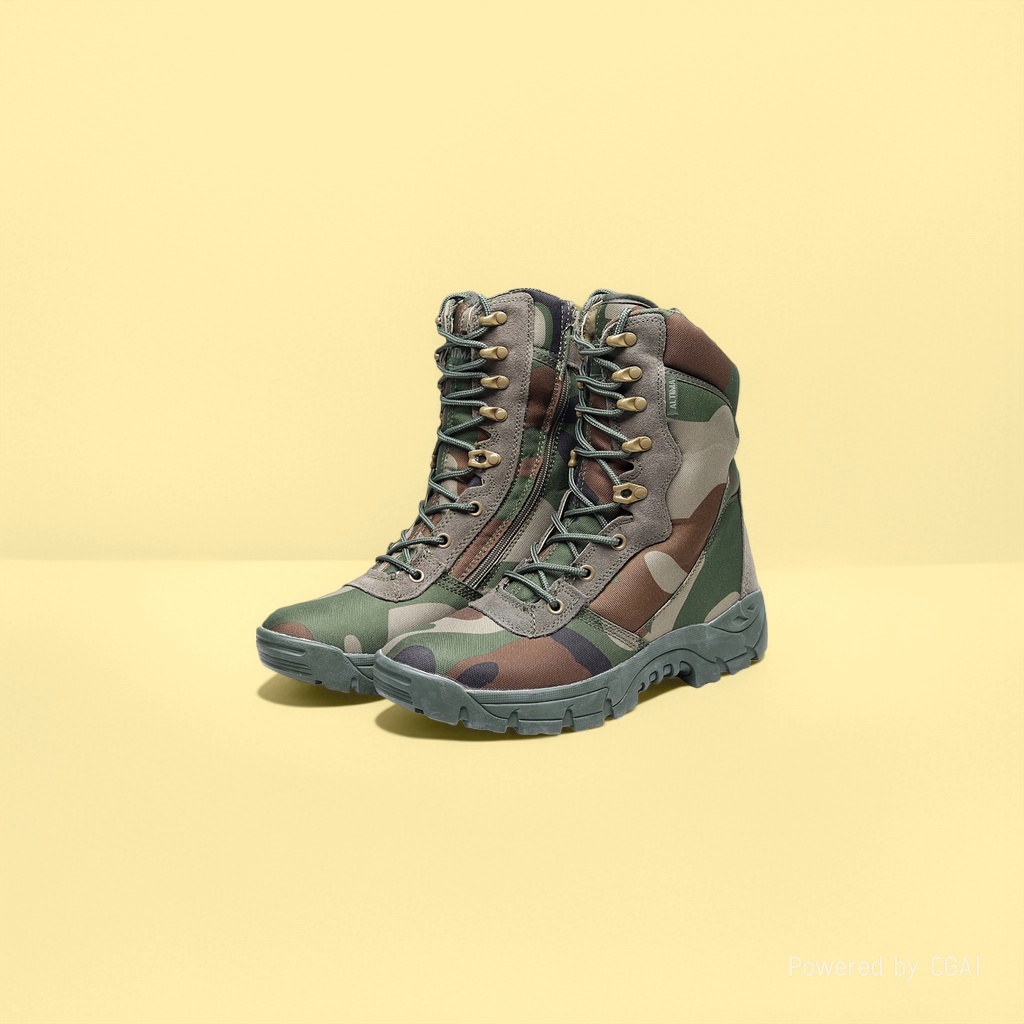 Tactical boots, outdoor shoes, military training shoes, mountaineering shoes, hiking shoes, protective shoes, camouflage for men and women 161402900 Item Picture