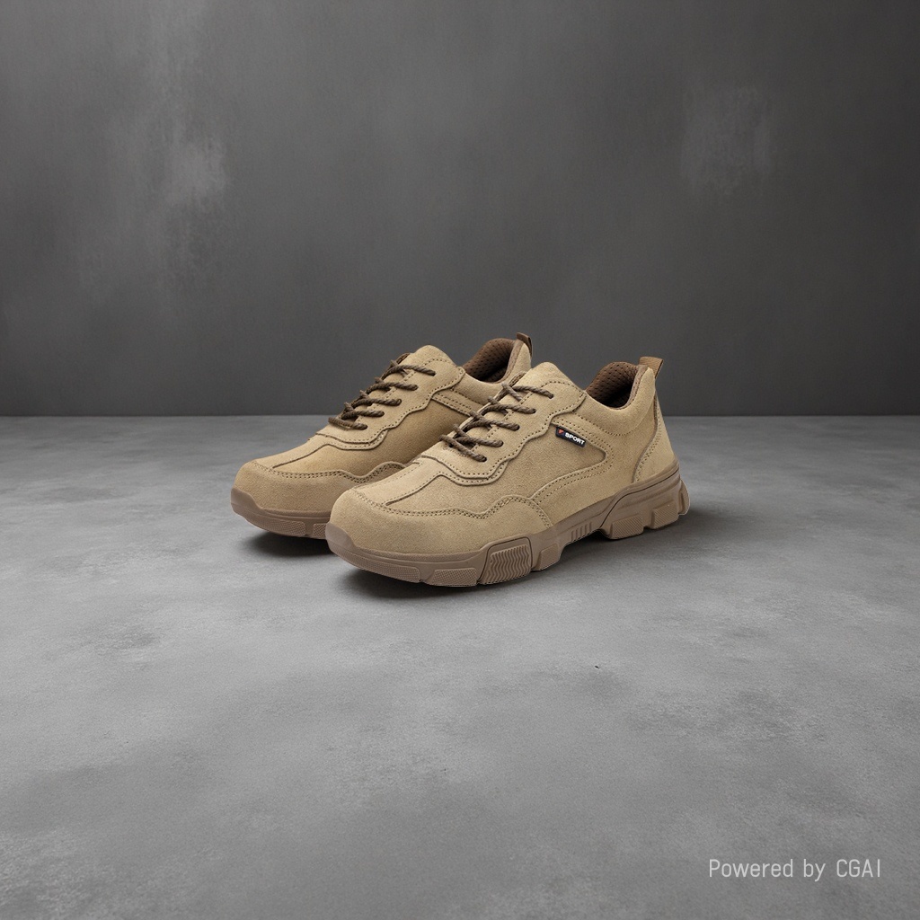 Hiking shoes, outdoor sports shoes, anti-crush and durable, genuine cowhide safety shoes 162200007 Application Scenario