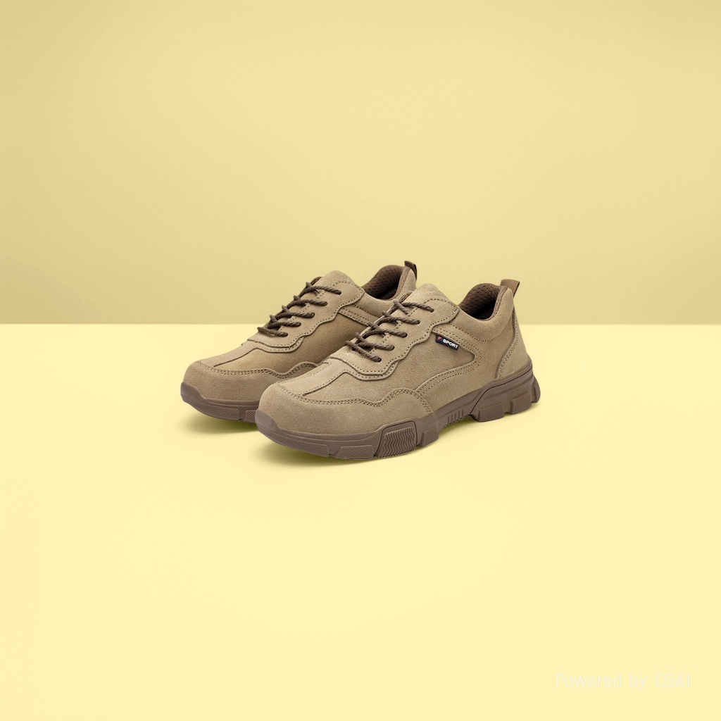 Hiking shoes, outdoor sports shoes, anti-crush and durable, genuine cowhide safety shoes 162200007 details Picture