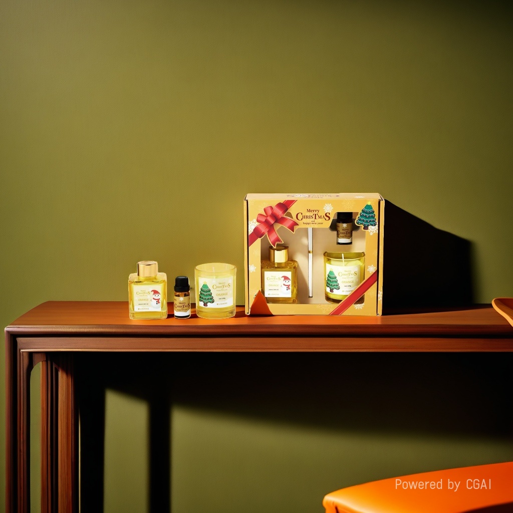 Festival-themed fragrance gift box set, creative gifts, including car interior aromatherapy, perfume bottle, keychain, coffee fragrance, and birthday gifts for primary school students Application Scenario