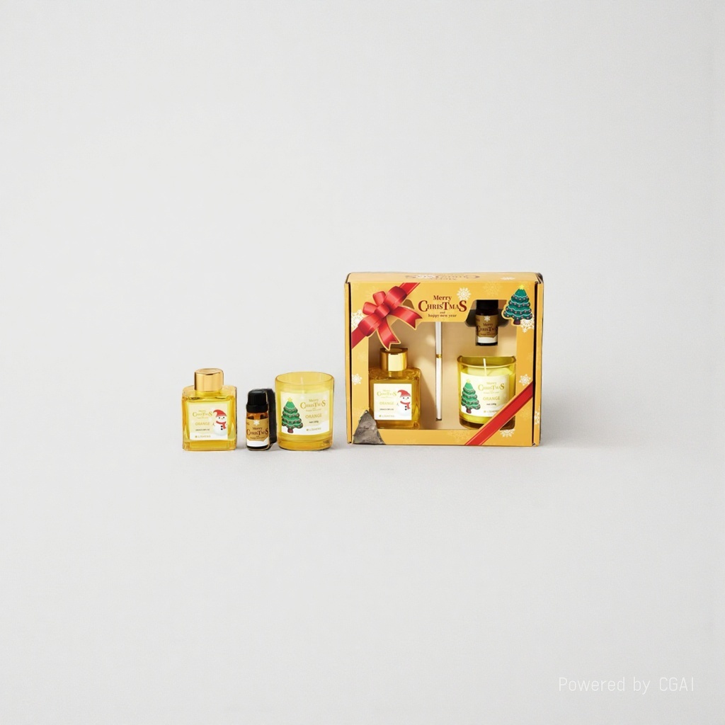 Festival-themed fragrance gift box set, creative gifts, including car interior aromatherapy, perfume bottle, keychain, coffee fragrance, and birthday gifts for primary school students details Picture
