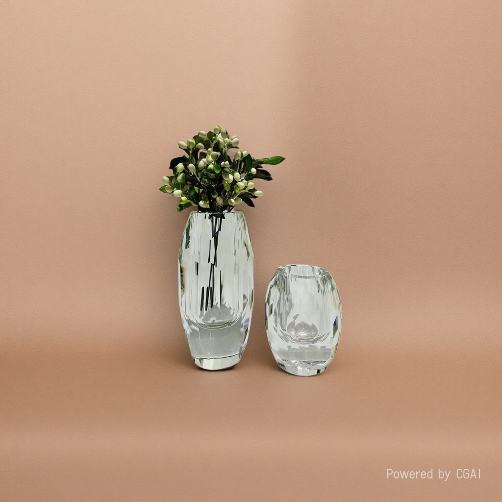 Transparent glass vases, perfume bottles, essential oil bottles, wine bottles and small glass bottles for multi-purpose storage Specification image