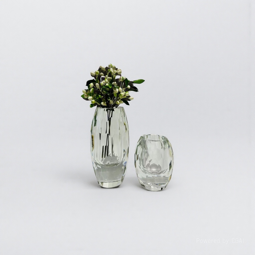 Transparent glass vases, perfume bottles, essential oil bottles, wine bottles and small glass bottles for multi-purpose storage Item Picture