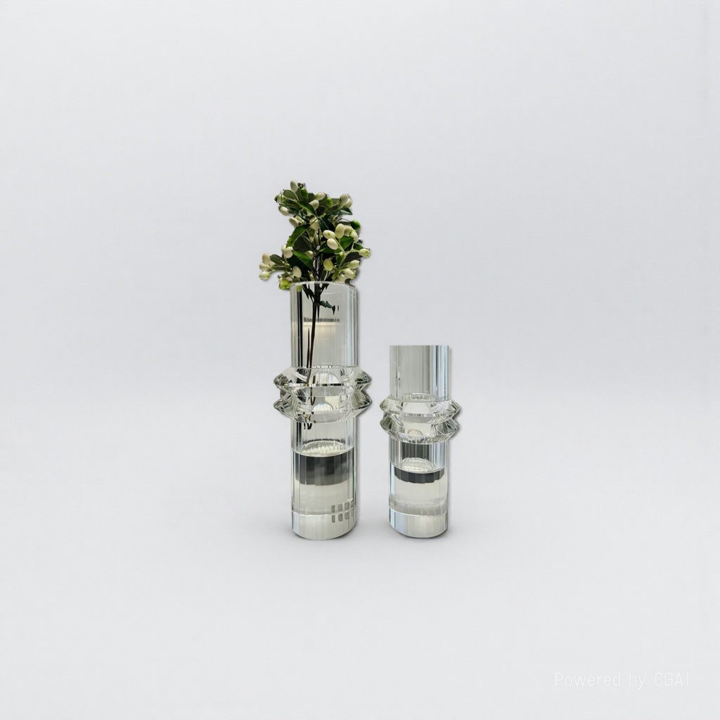 High-transparency glass bottles are often used in vases, perfume bottles, essential oil bottles, and wine bottles. They are small and transparent for storage Item Picture