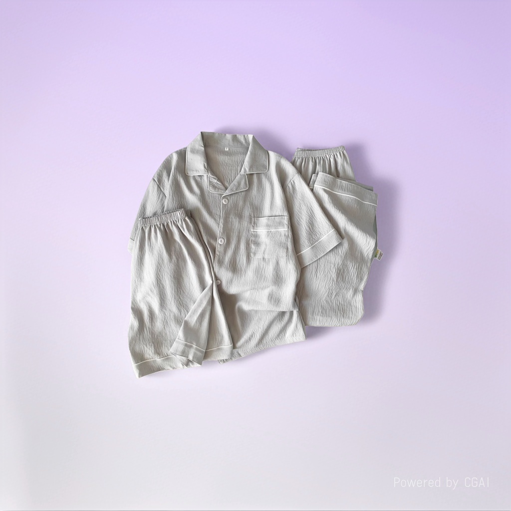 男士睡衣/老年睡衣开扣/睡衣男短袖简约/轻奢品潮牌/暖暖服细节图