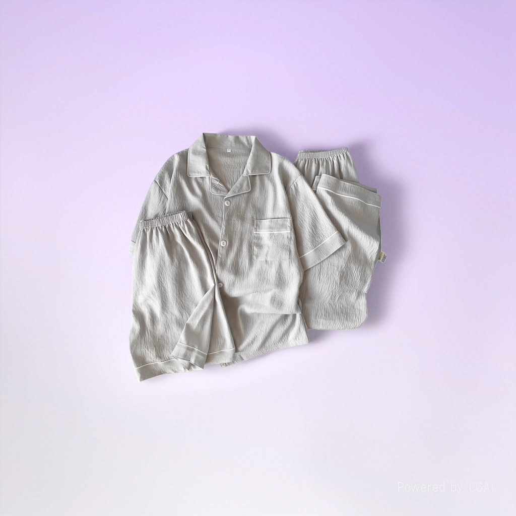 男士家居服实物图