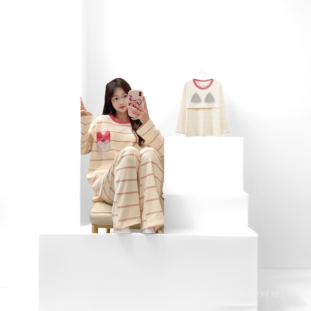 睡衣/老年睡衣开扣/睡衣女夏/睡衣女夏天冰丝/家居服细节图
